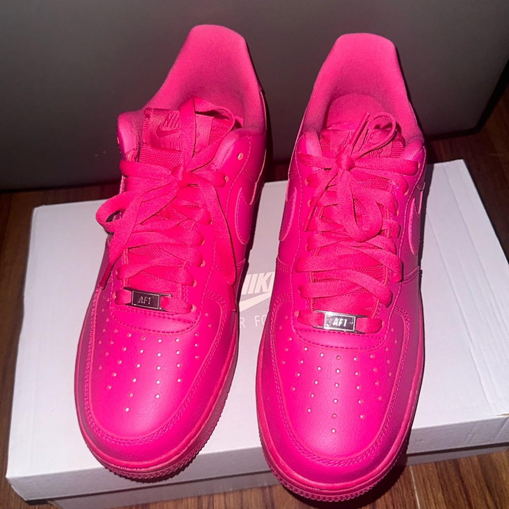 All pink Air Force ones